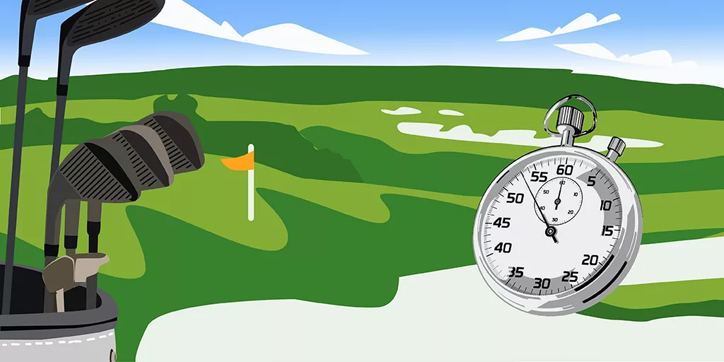 18 holes stopwatch - primary image